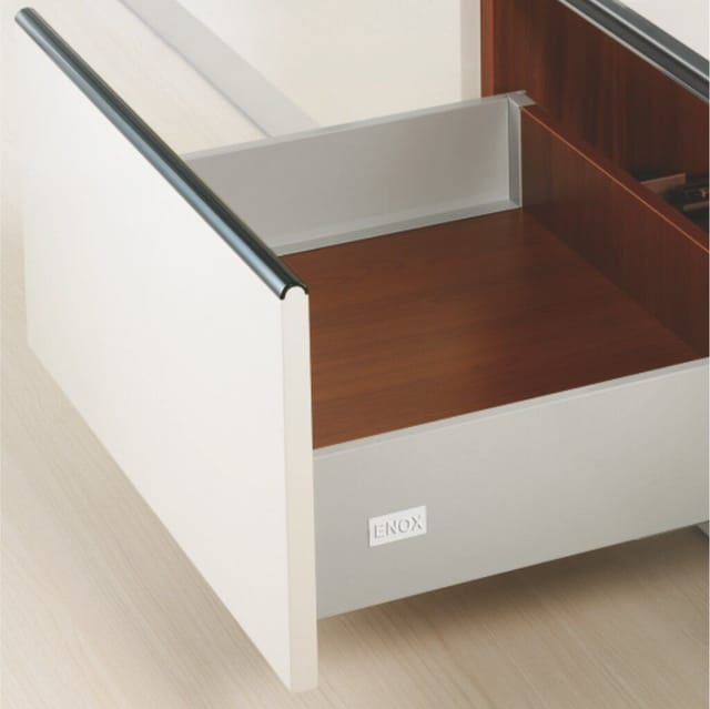 Enox Ella double wall Square Rails L=600, Silk White