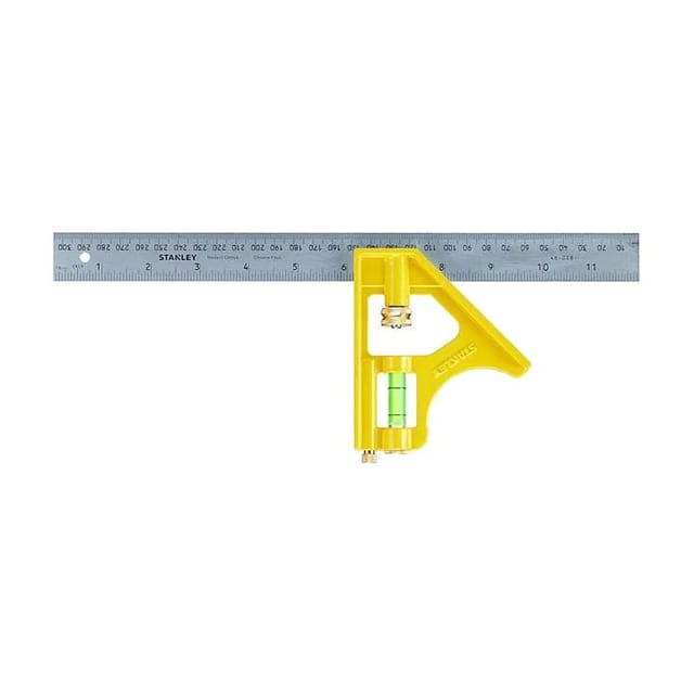 STANLEY 300MM MET DIECAST COMB SQUARE