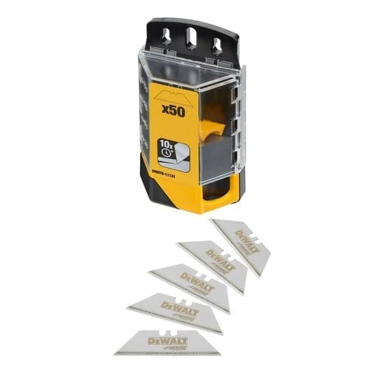 DEWALT 50Pk टंगस्टन कार्बाइड उपयोगिता ब्लेड