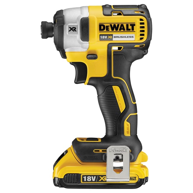 DEWALT 18V, 2.0Ah, 6.35mm, 3 स्पीड इम्पैक्ट ड्राइवर, ब्रशलेस