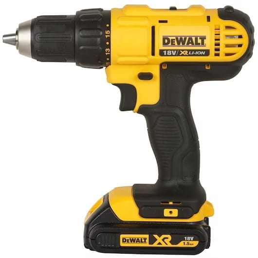 DEWALT 18V, 1.5Ah, 13mm Compact Drill Driver