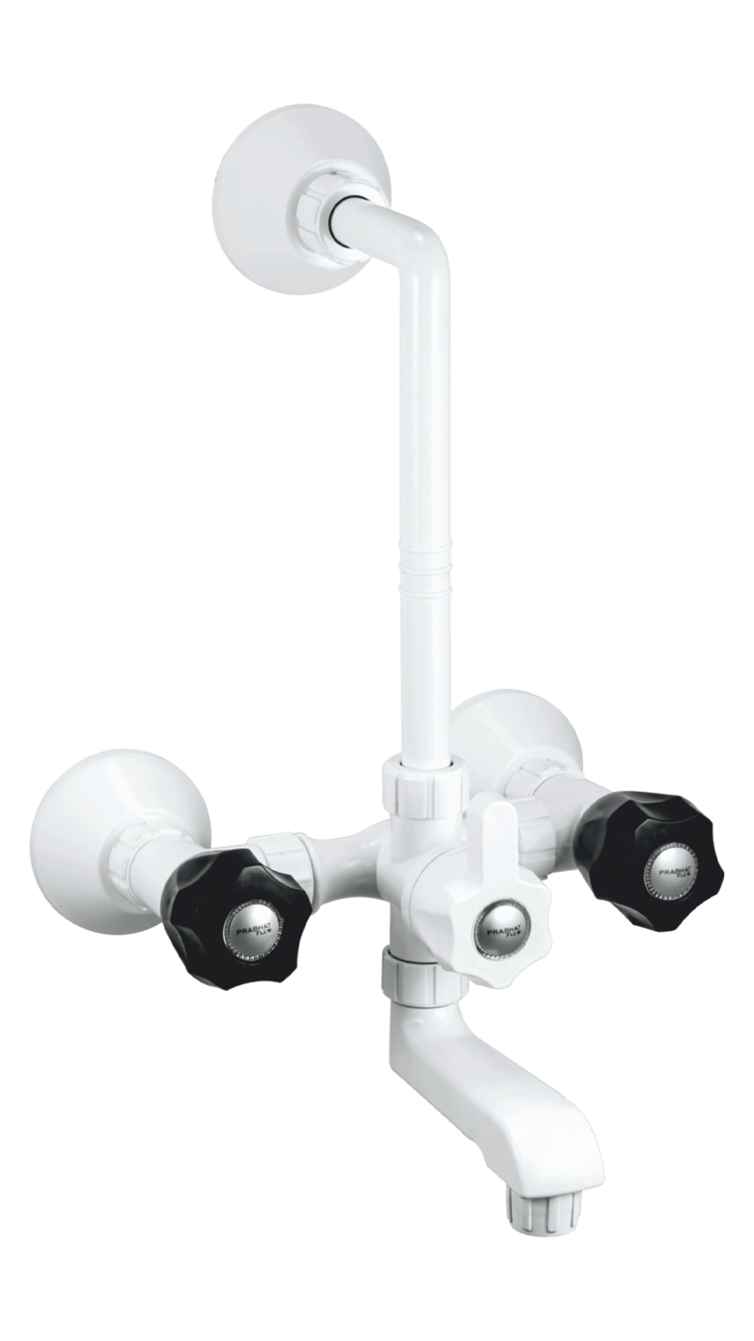 Prabhat Marvel Wall Mixer L-Bend (Non-Telephonic) - BLACK