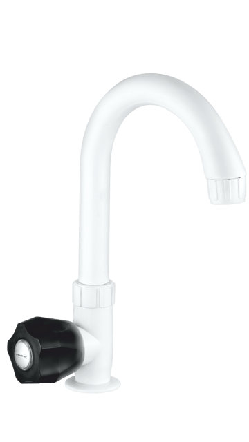 Prabhat Marvel Swan Neck (L) Spout - BLACK