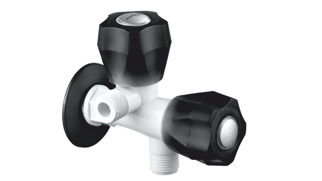Prabhat Marvel 2-Way Angle Valve - BLACK