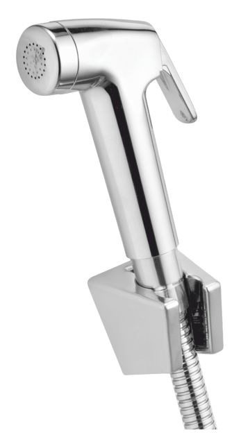 Prabhat Taro Chrome Health Faucet With 1.2Mtr. Cp Tube & Hook - CHROME