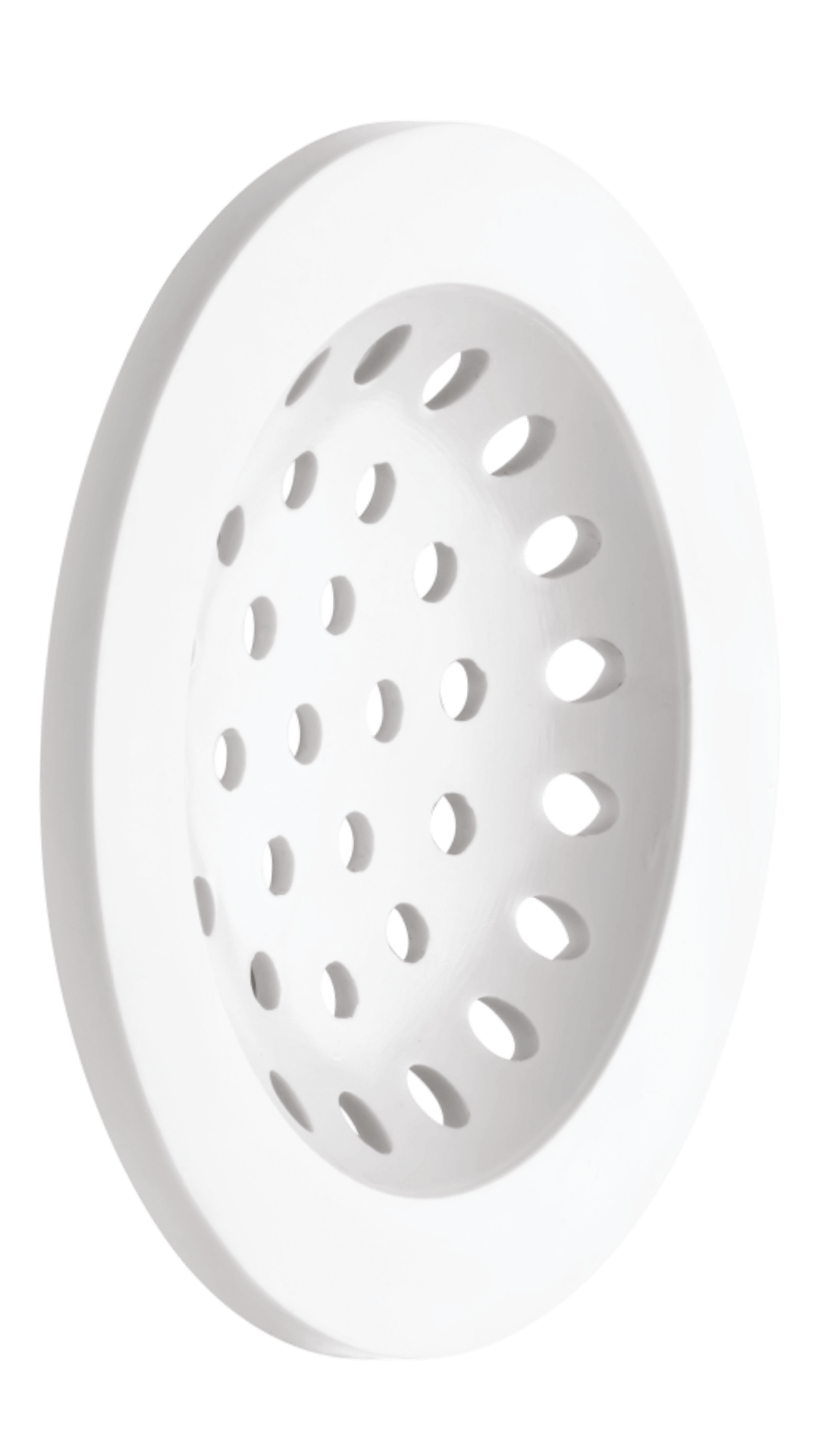 Prabhat Floor Grating 4'' (Round) - WHITE