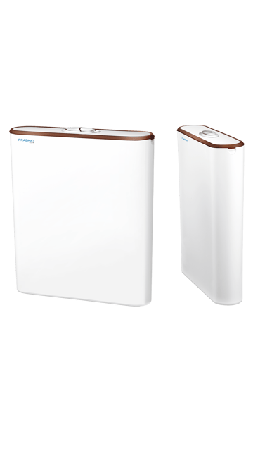 Prabhat Sleek Flushing Cistern With Copper Ring (Dual Flush) - WHITE