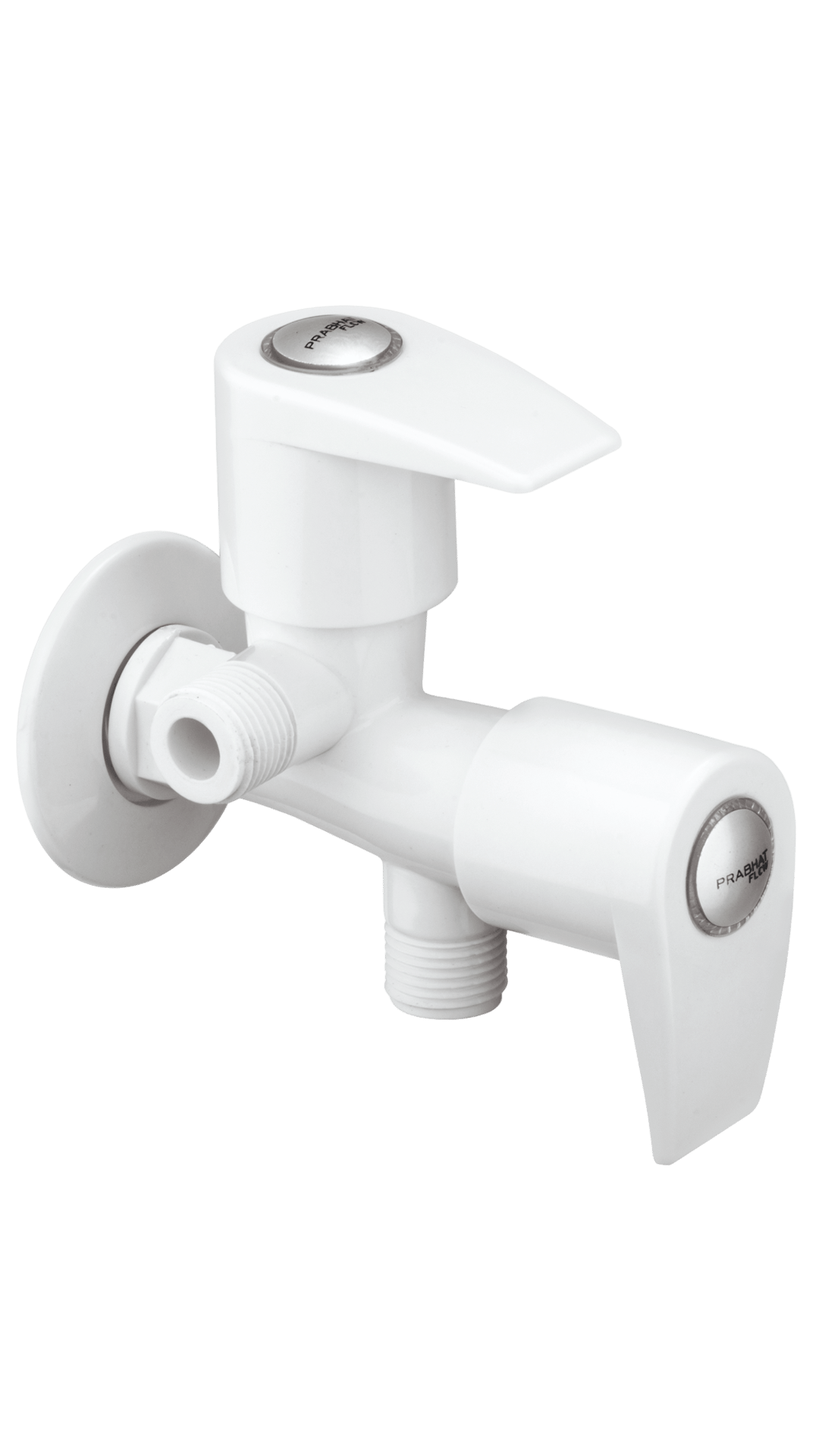 Prabhat Dove 2-Way Angle Valve - WHITE