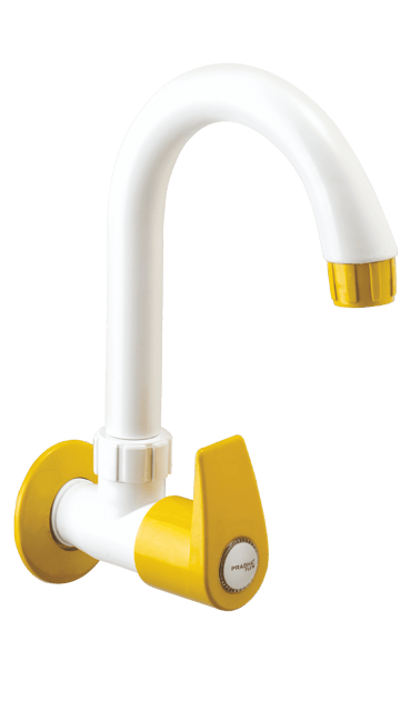 Prabhat Dove Prime Sink Cock (L) Spout - YELLOW