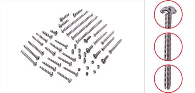 ओमनी एसएस गोल वायर नेल्स (हेड के साथ) 12X3by4