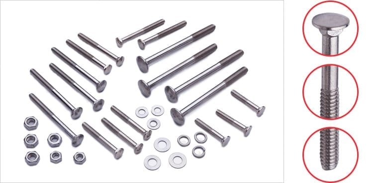 OMNI SS HEX NUT 5 Inch