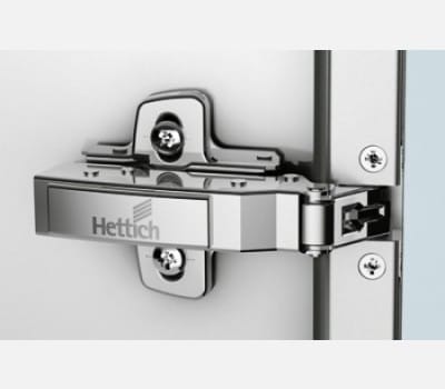 Hettich Sensys 8638I Ta32 Conc.Hinge for Al. Profile 19 mm thick Door-Base 12.5 (Crank 0)&Mt. Plate