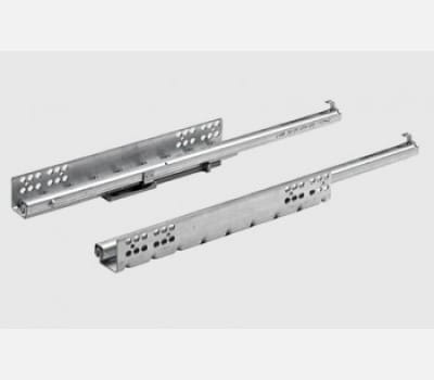 Hettich Quadro 25 Partial Extention Push To Open Drawer Slides- 350 Mm (Zinc)