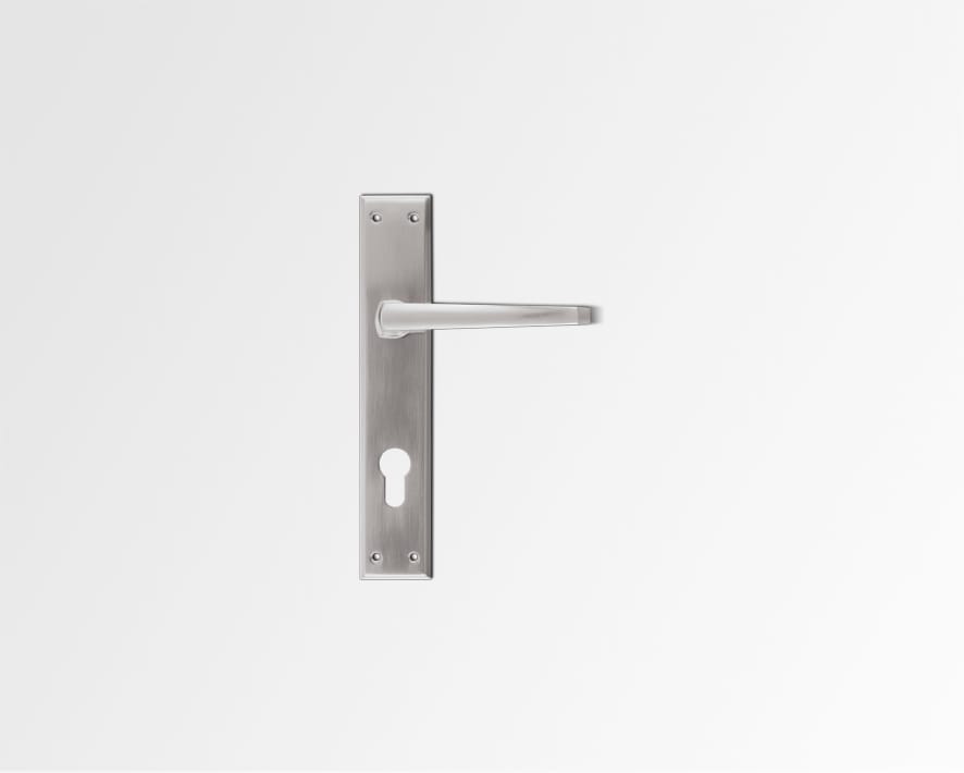 Godrej 200 mm Door Handle set with Lock Body 2C, 8431