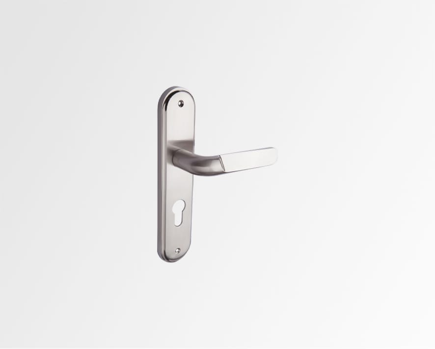 Godrej 200 mm Door Handle set with Lock Body 1CK, 6062