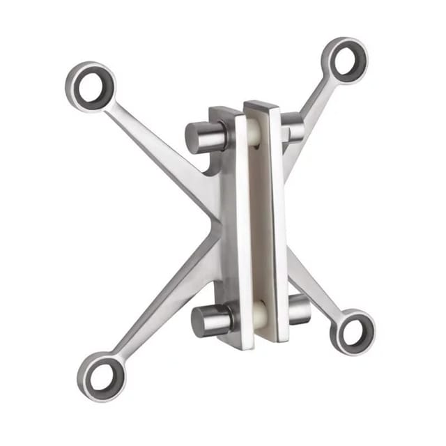 Enox 3 WAY SPIDER FITTING FOR FLUSH GLAZING TO SUIT 3 GLASS PANEL ASSEMBLY, SS 316, ESPIDER 022