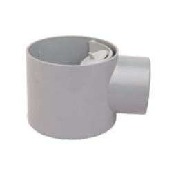 Truflo Floor Trap with Single Outlet 4"