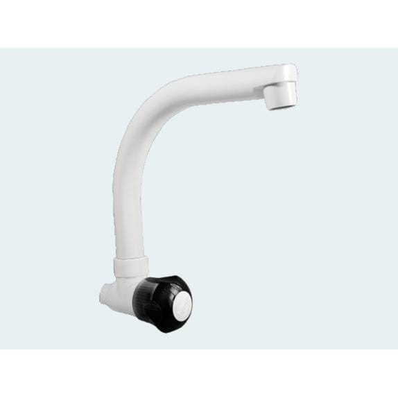 Supreme Super Wall Sink Tap(0 inch Black)