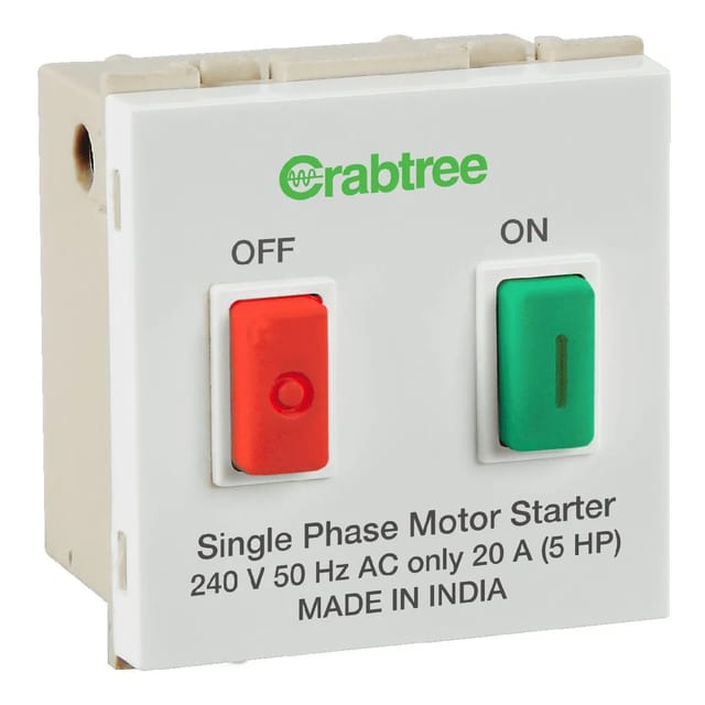 Havells 20A Motor starter  Mini MCB & Motor Starter White