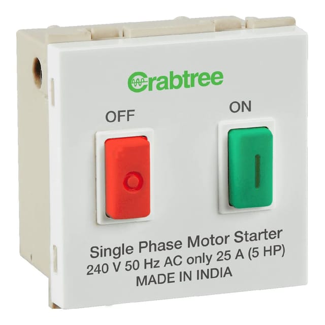 Havells 25A Motor starter  Mini MCB & Motor Starter White
