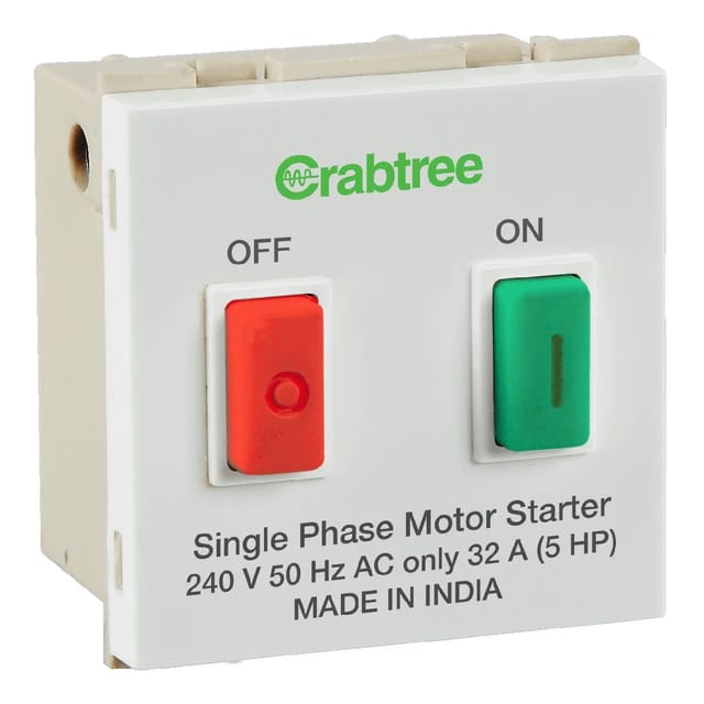 Havells 32A Motor starter  Mini MCB & Motor Starter White