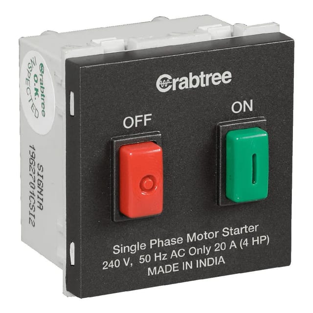 Havells 20A Motor starter  Mini MCB & Motor Starter Grey