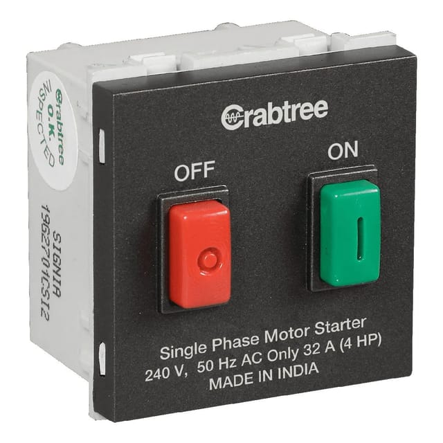 Havells 32A Motor starter  Mini MCB & Motor Starter Grey