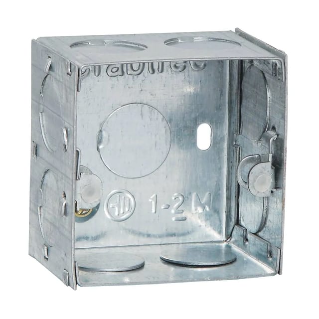 Havells 18 M Surface Box (22.4X22.4) cm / (8.8X8.8) Flush Metal GI Boxes - All Range