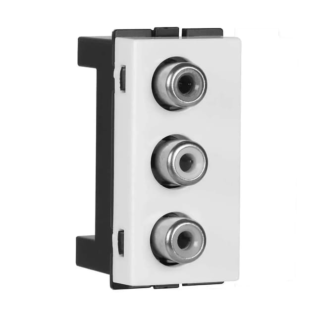 Havells RCA Socket -1M  Data Communication Socket White