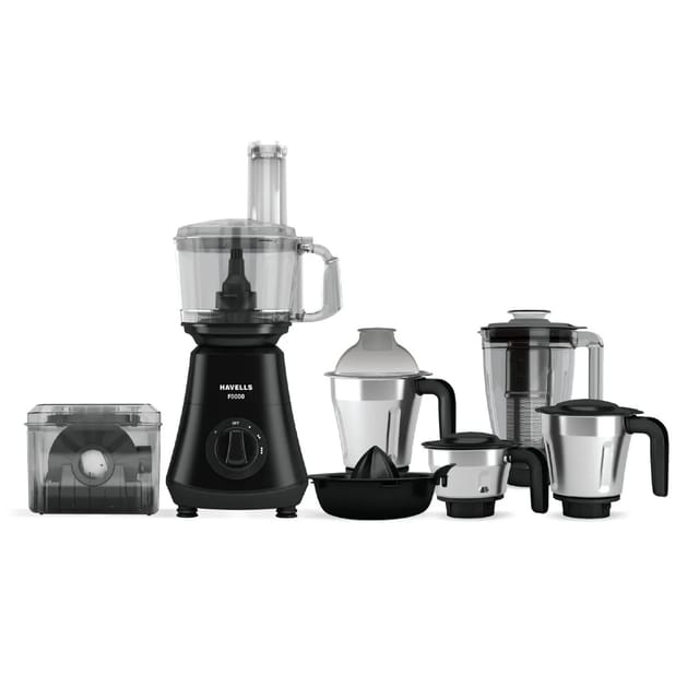 Havells FOODO 750 W Heavy-Duty Motor (Black) Mixer Grinders