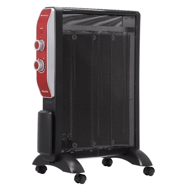 हैवेल्स पैसिफ़ियो मीका कन्वेक्शन हीटर (1500 W) तेल से भरे रेडिएटर