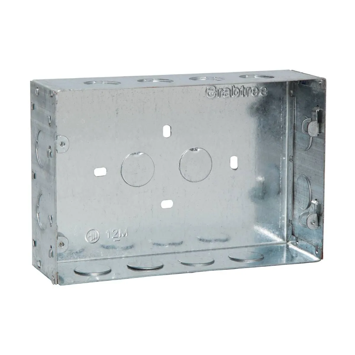 Havells 12 M Box (20.98x13.6) cm / (8X6) Flush Metal GI Boxes - All Range
