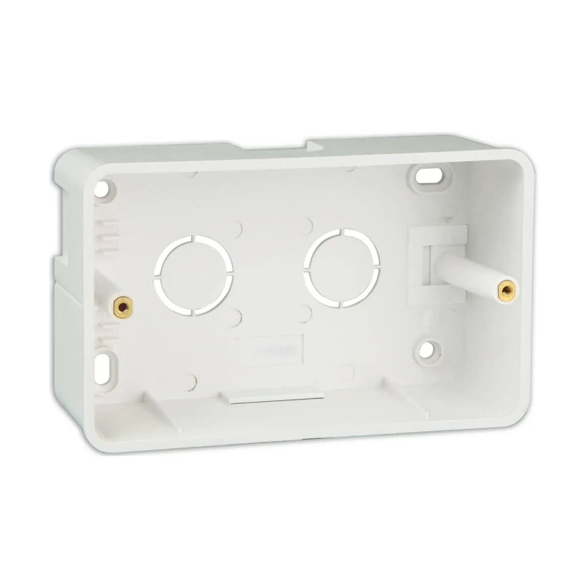 Havells 4 Module (14.5x8.9) cm / (5.7X3.5) Surface Mounting Plastic Boxes for Coral