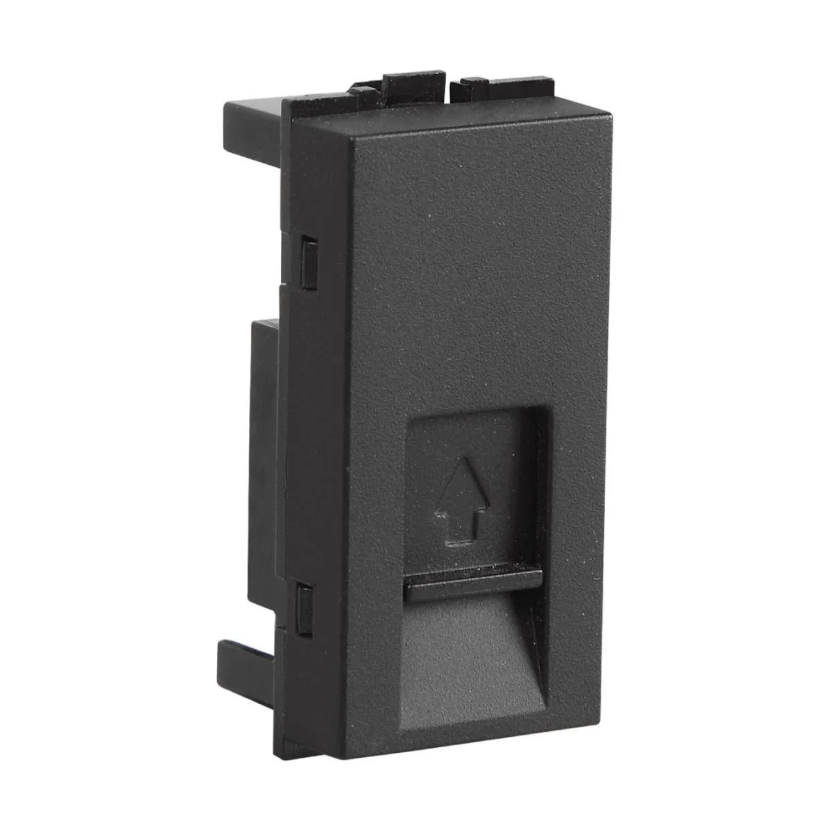 Havells Telephone socket Fabio Series - Support Modules Velvet Black