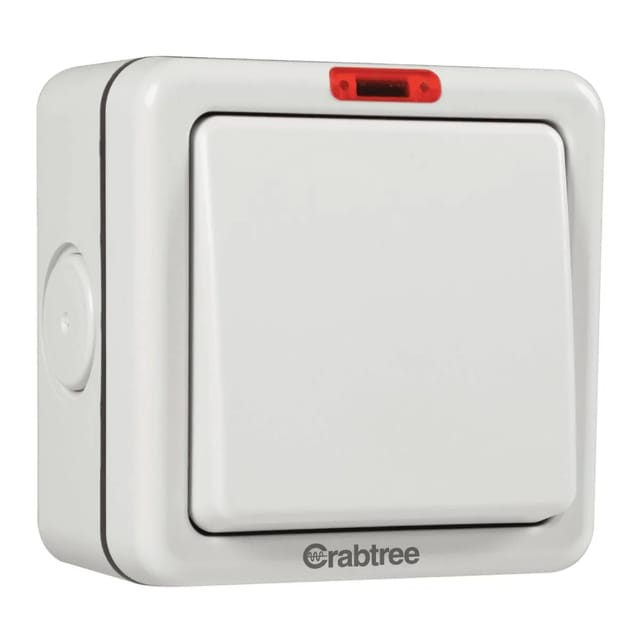 Havells 1 Gang 20 A DP Switch with indicator IP66 Switches & Sockets