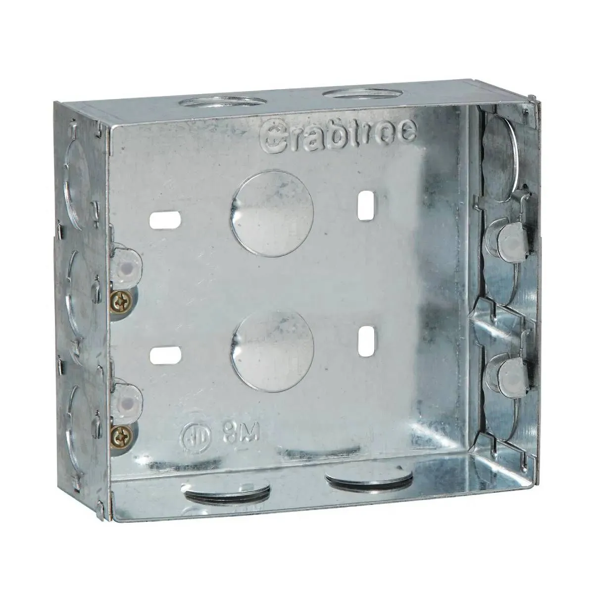 Havells 8 M Box (13.56x13.6) cm / (5X5) Flush Metal GI Boxes - All Range