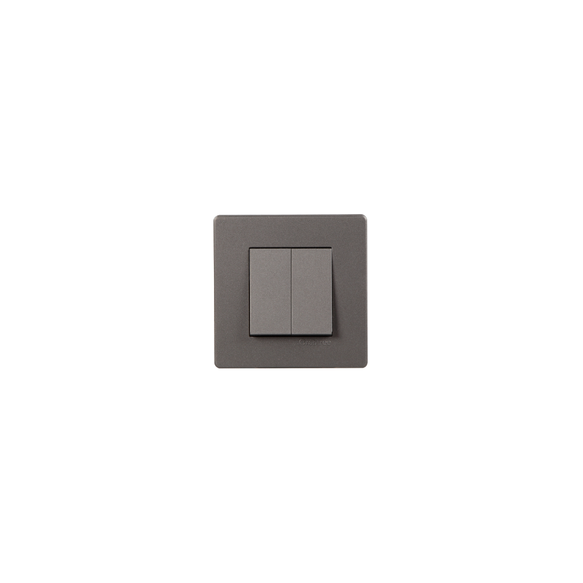 Havells PC Combined Plate Moderna Elephant Grey Moderna Elephant Grey