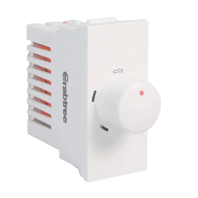 Havells Fan regulator - 1 M 4 step Support Modules White