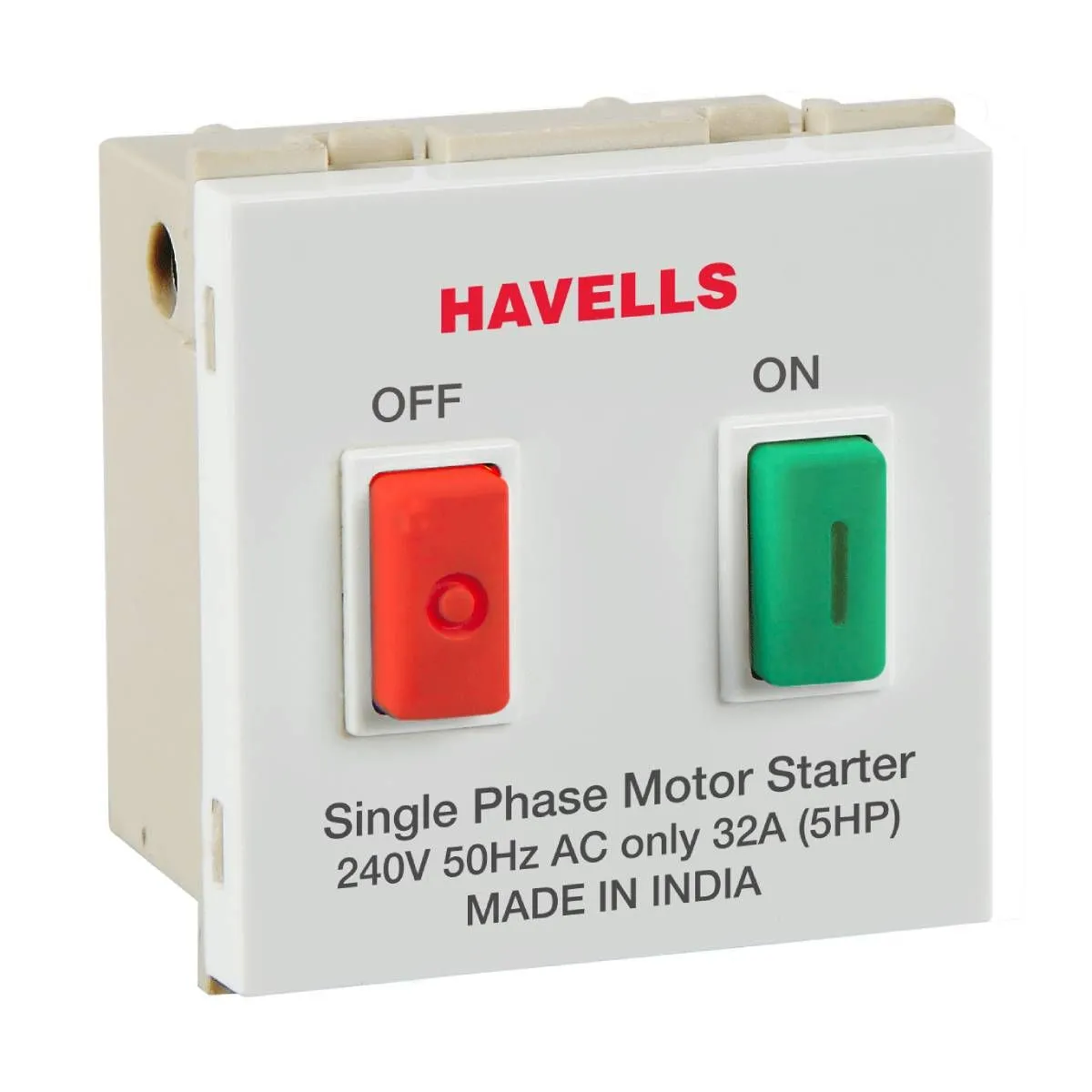 Havells 32 A Motor Starter  Fabio Series - Motor Starter & Mini MCB White