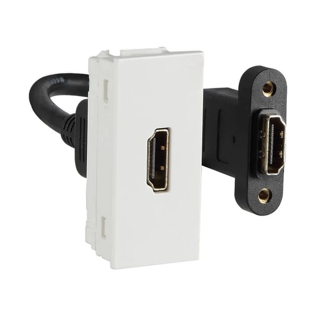 Havells HDMI Socket Fabio Series - Data Communication Modules White
