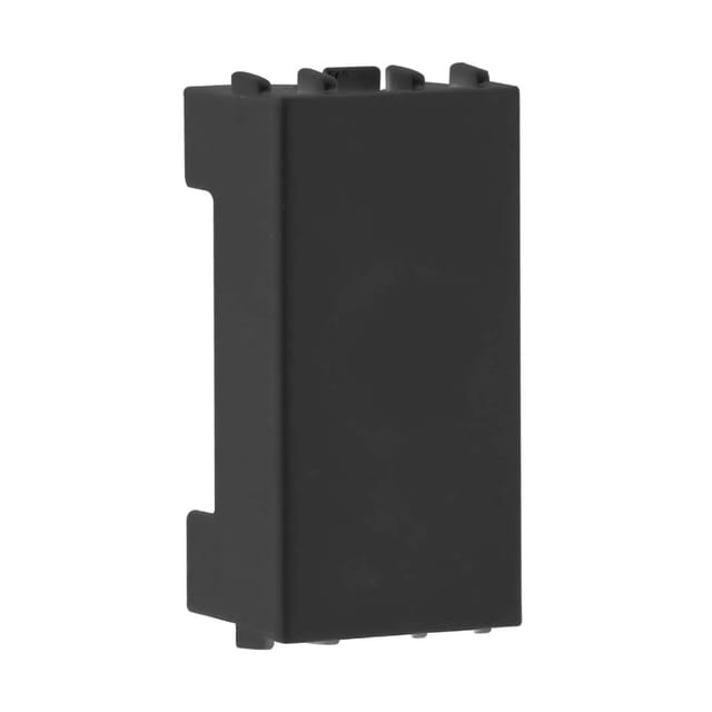 Havells 1M Dummy plate Fabio Series - Support Modules Velvet Black