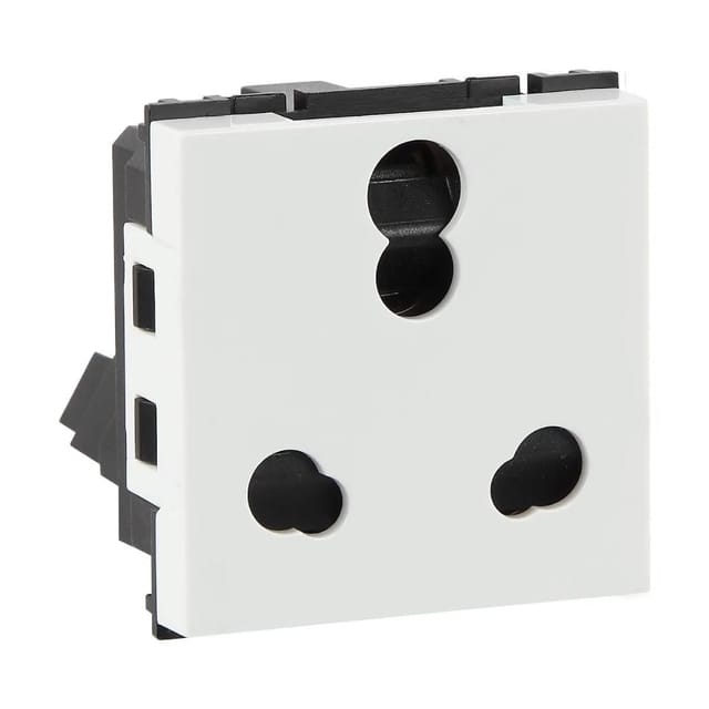 Havells 6 A/16 A Heavy Duty Socket Fabio Series - Sockets White