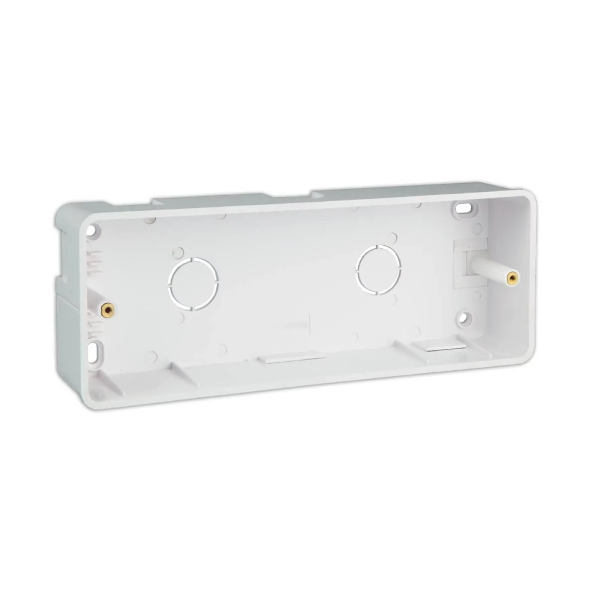 Havells 8 Module (H) (23.7x8.9) cm / (9.3X3.5) Surface Mounting Plastic Boxes for Coral