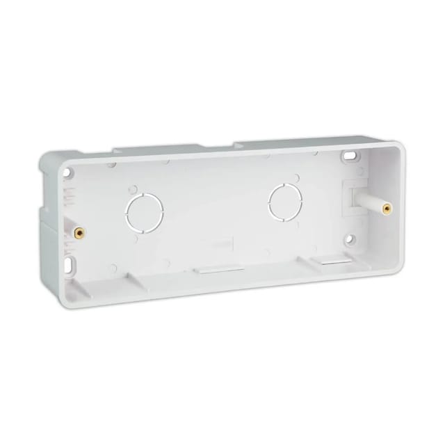 Havells 8 Module (Coral) (14.5x14.9) cm / (5.7X5.9) Surface Mounting Plastic Boxes for Coral