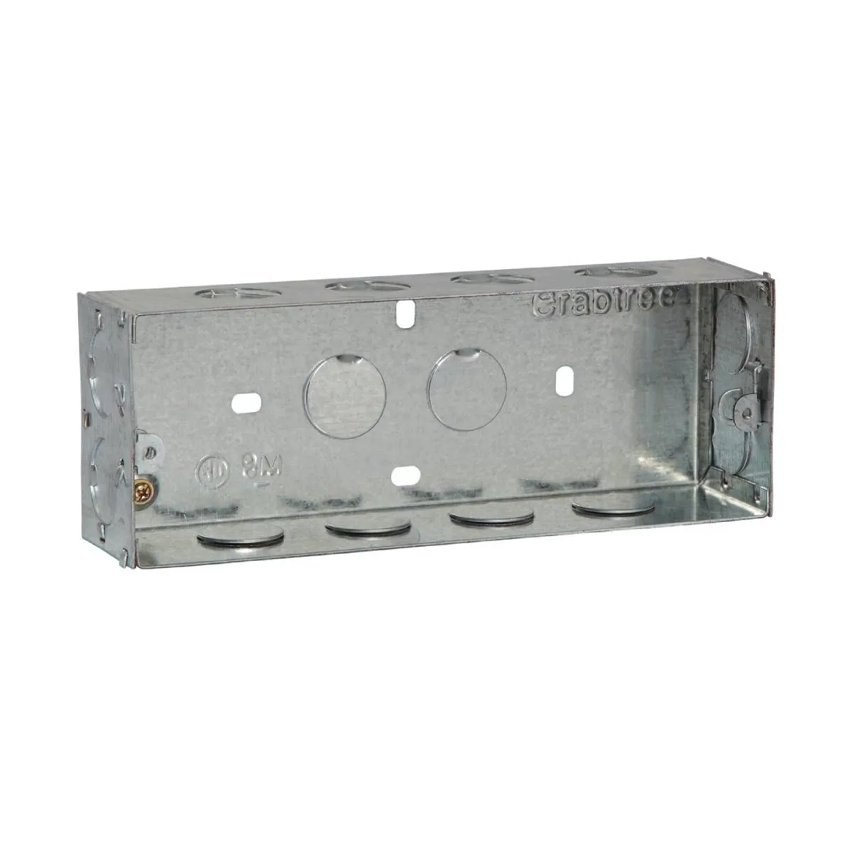 Havells 8 M Box (H) (22.7x7.6) cm / (9X3) Flush Metal GI Boxes - All Range