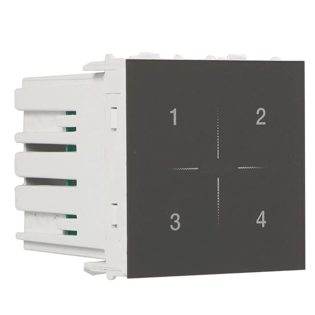 Havells 4 Scene Controller - 2M Smart Switches - White Grey