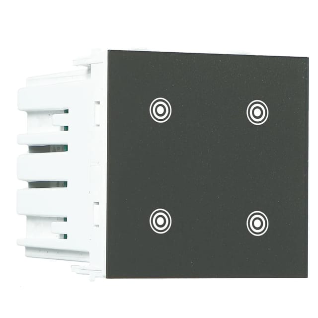 Havells 4 Channel Relay Switch - 2M- New Smart Switches - White Grey