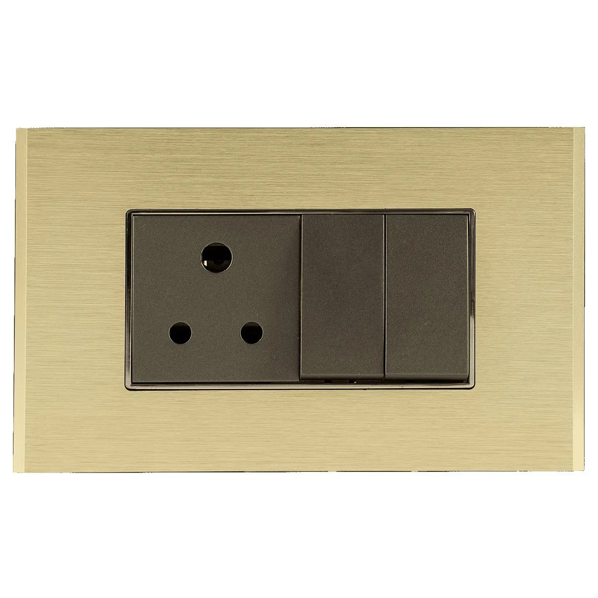 Havells SIGNIA GRANDE - OUTER PLATE SIGNIA GRANDE SERIES - OUTER PLATES Gold Shimmer Metal