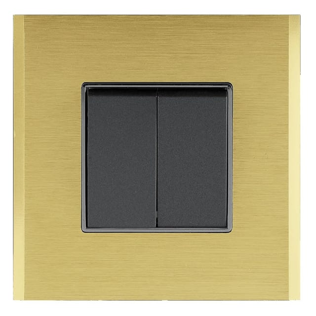 Havells SIGNIA GRANDE - OUTER PLATE SIGNIA GRANDE SERIES - OUTER PLATES Gold Shimmer Metal