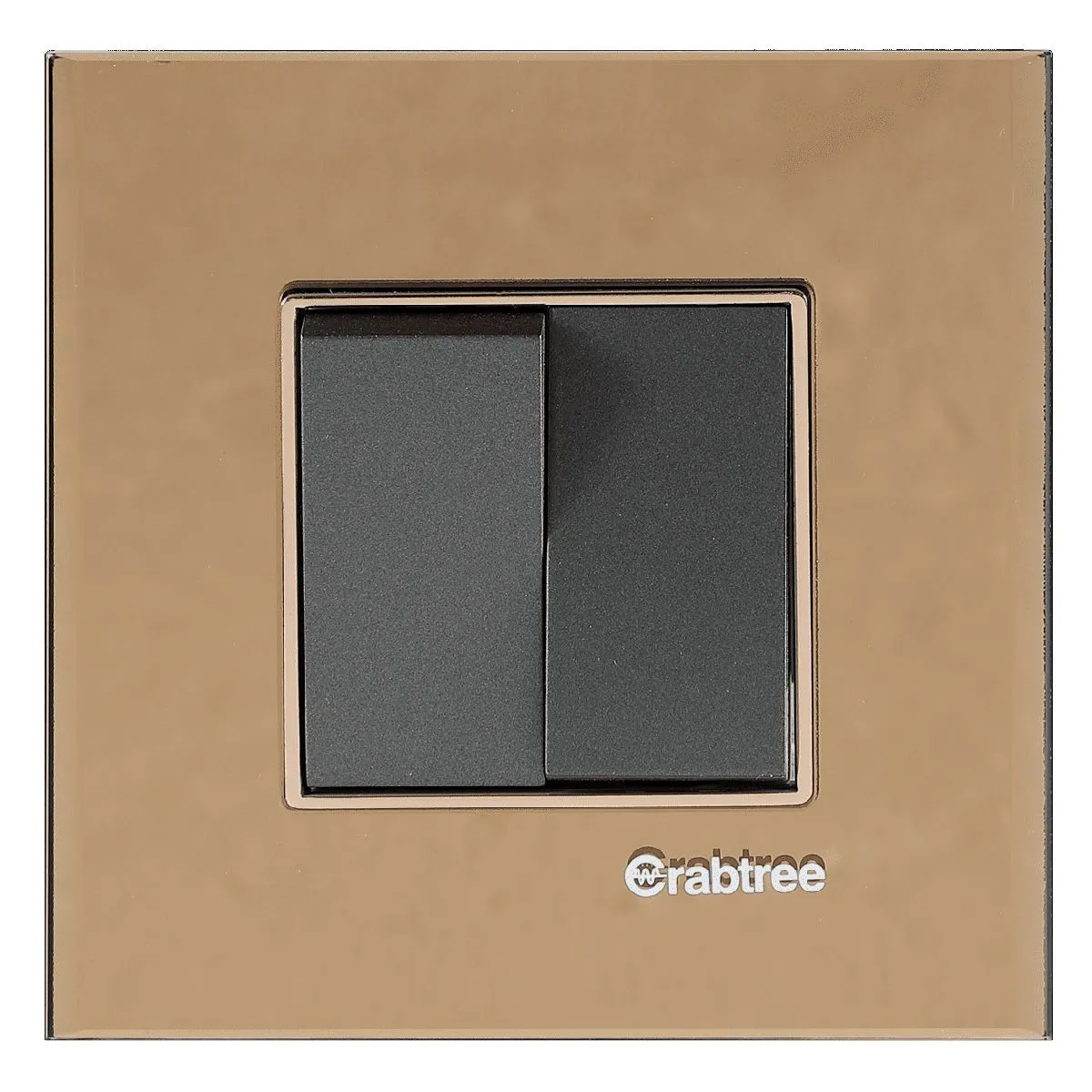 Havells SIGNIA GRANDE - OUTER PLATE SIGNIA GRANDE SERIES - OUTER PLATES Copper Mirror Glass